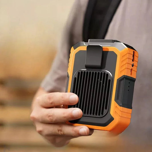 Mini Portable Waist Fan with Charger!