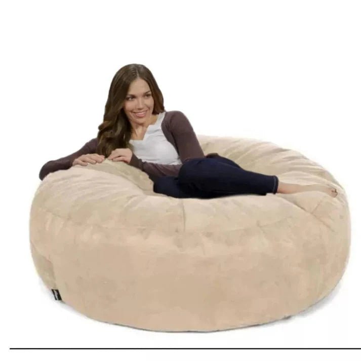 Giant Suede Pouf 140x50 Without Filling Ultra Comfort